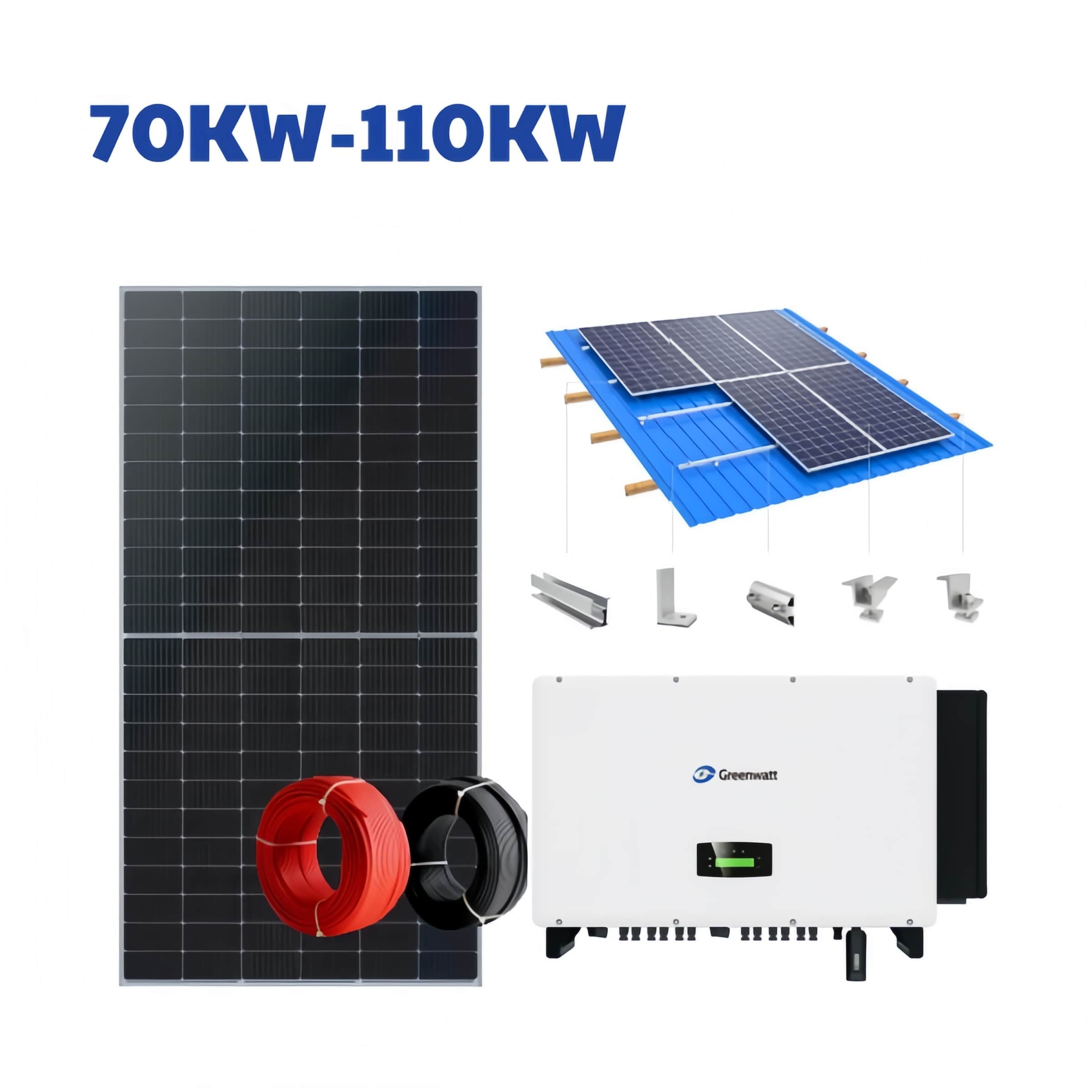 100kw on grid solar system