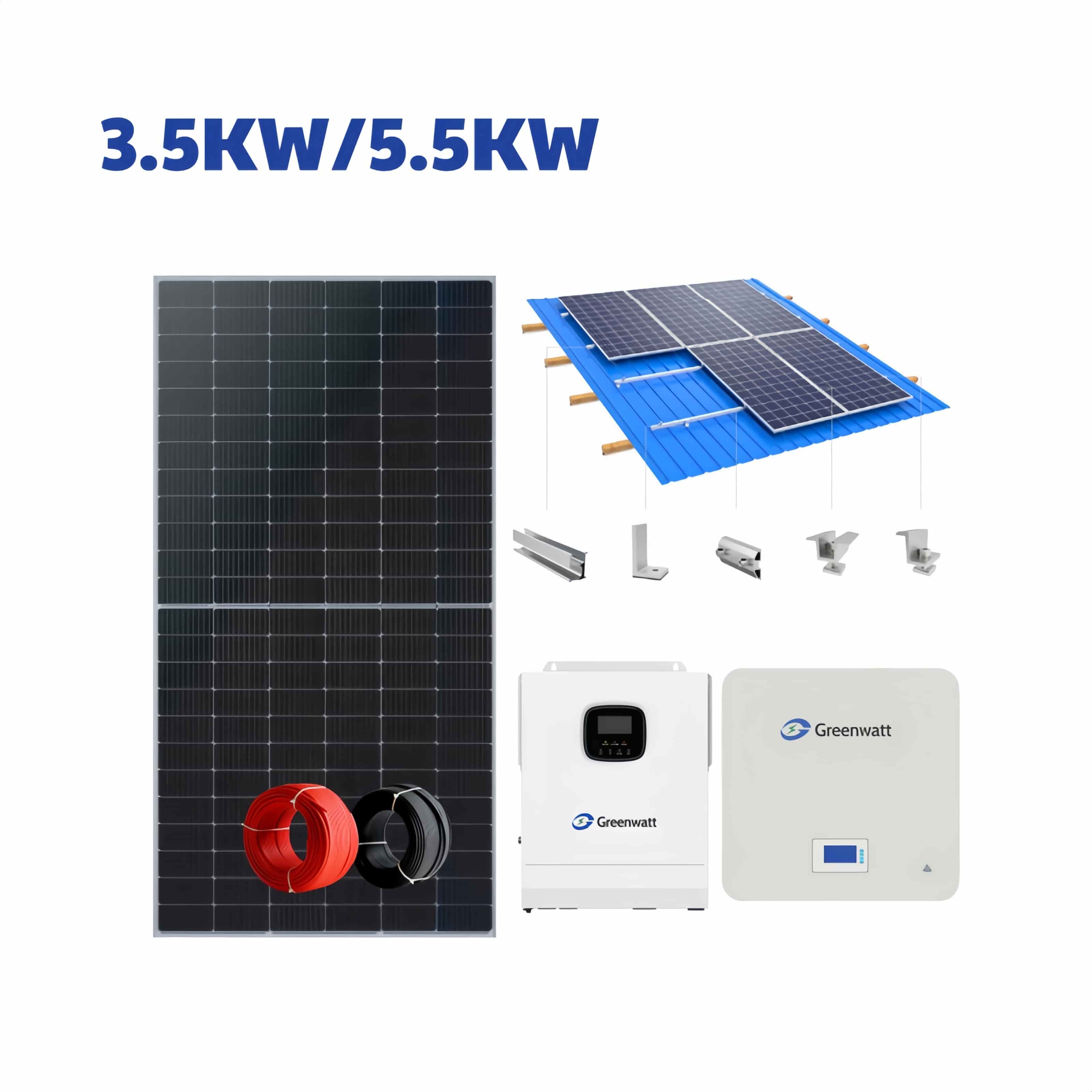3.5kw 5.5kw solar system