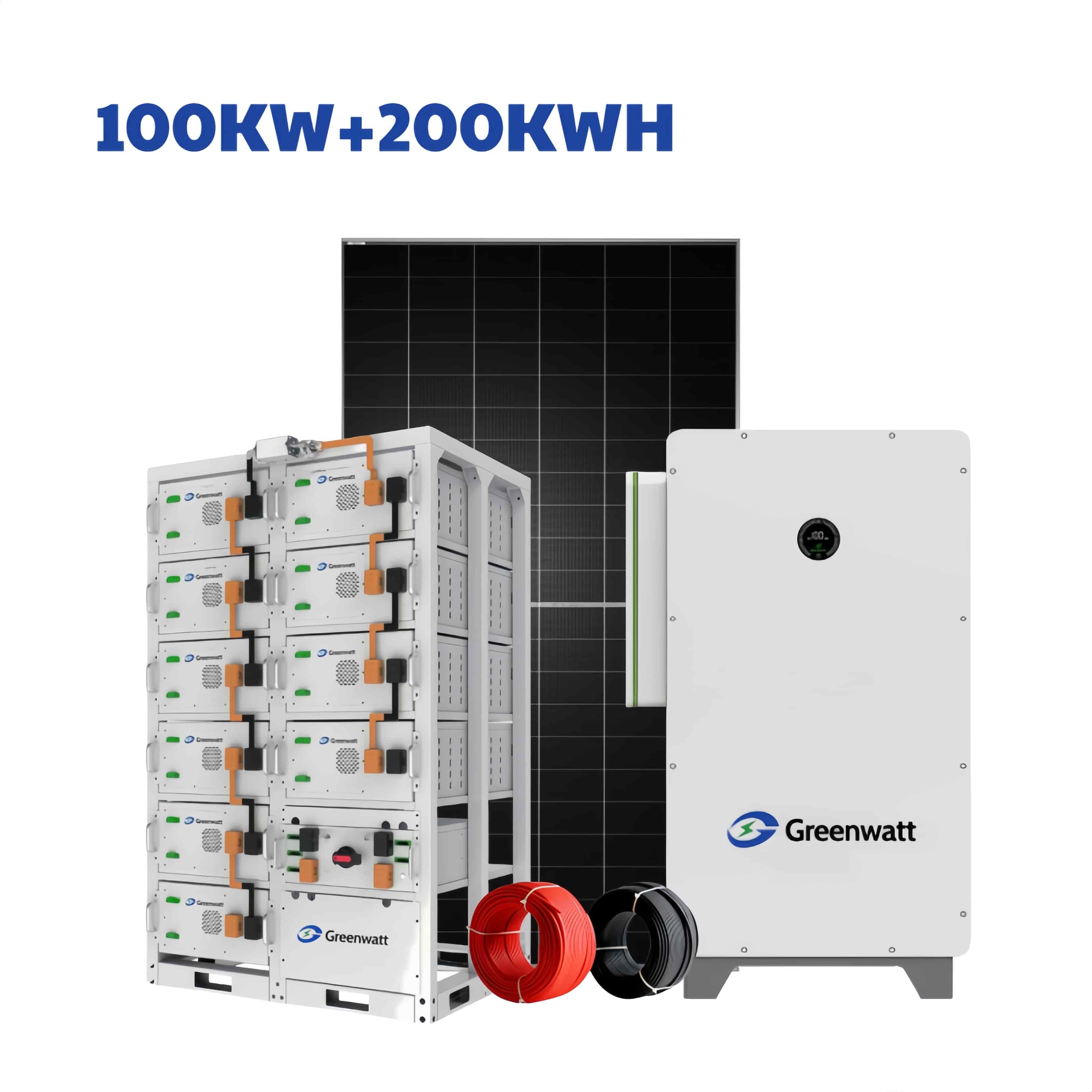 100kw hybrid solar system