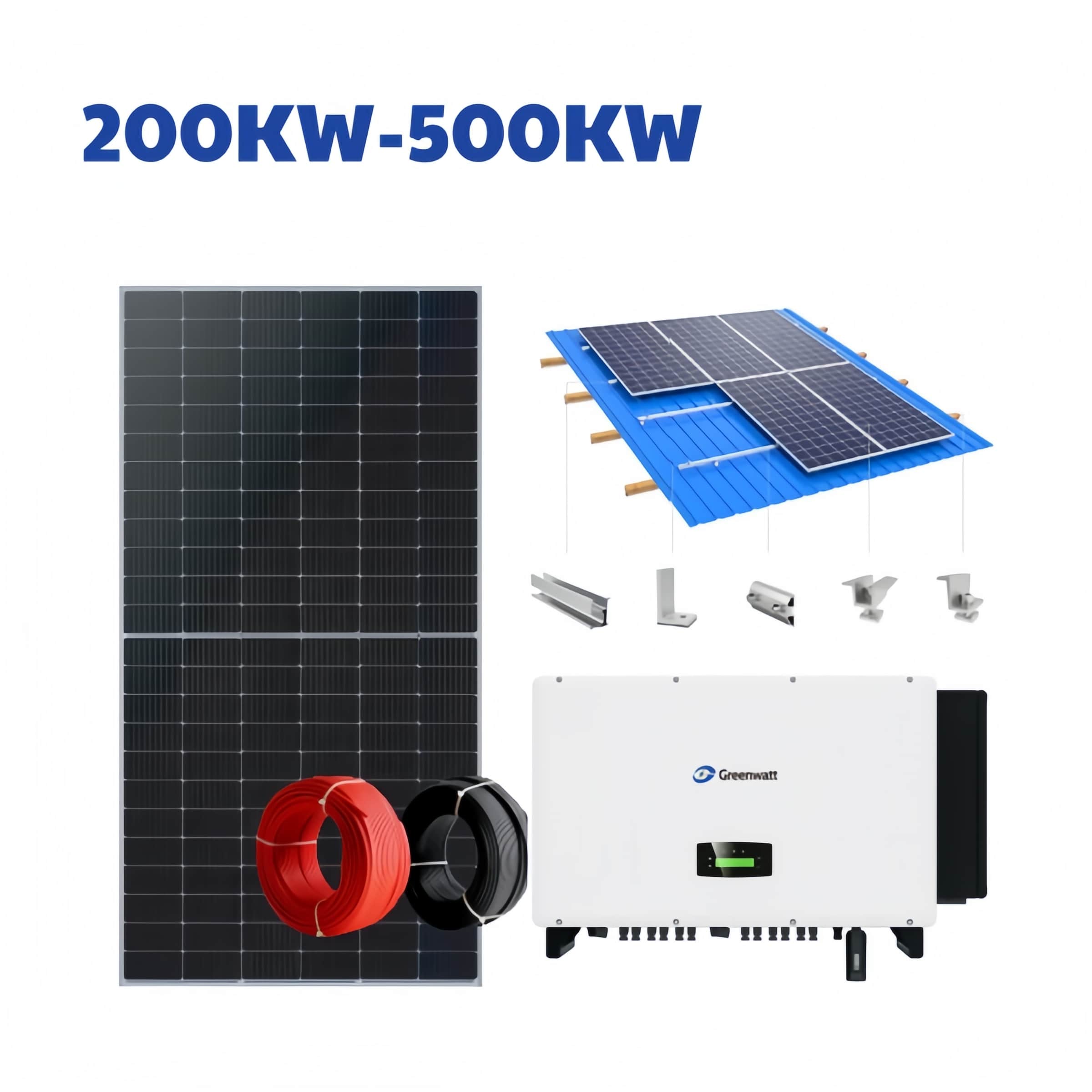 500kw industrial solar system