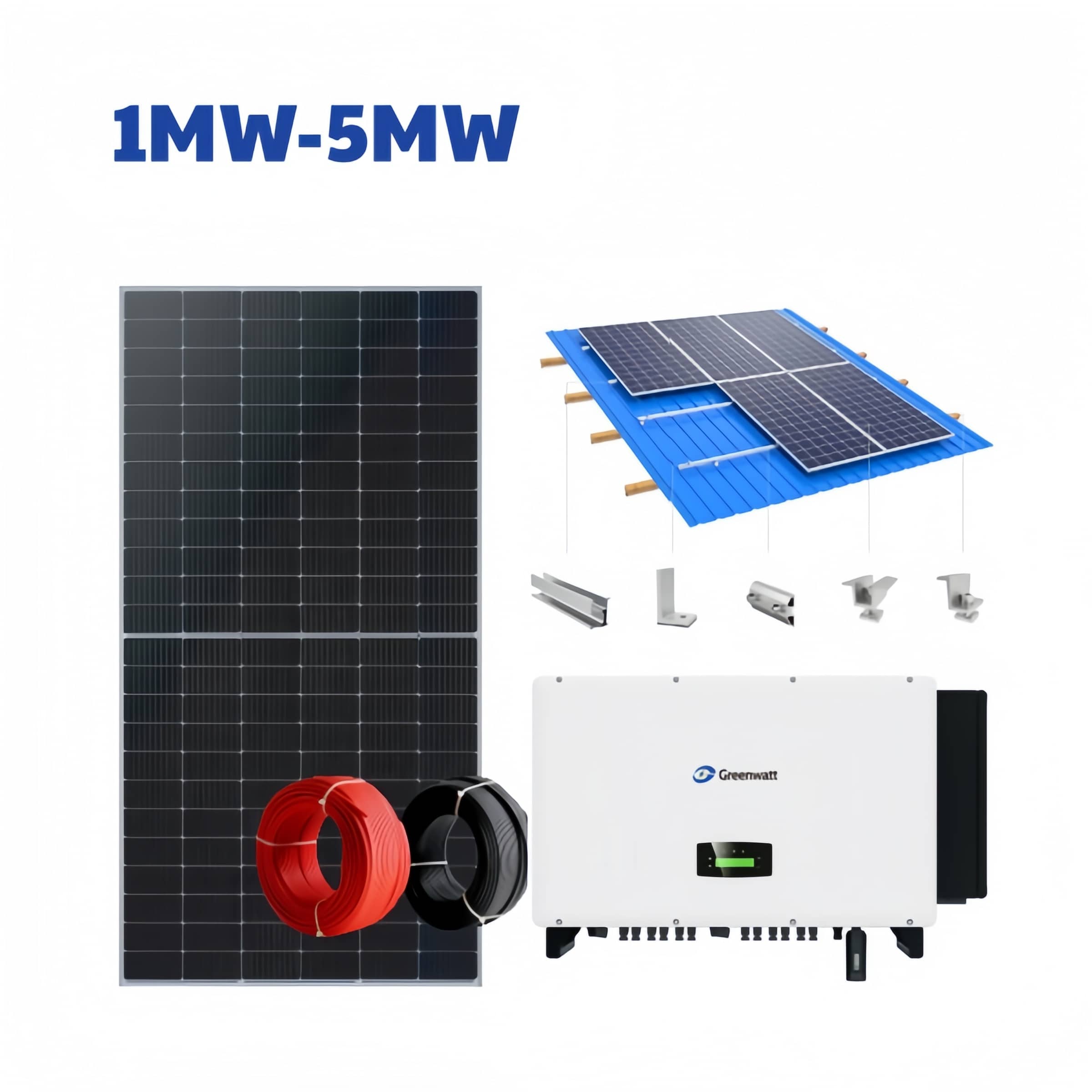 1MW solar plant
