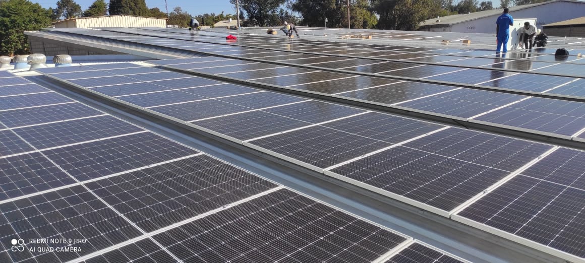 100KW ESS system factory solar system