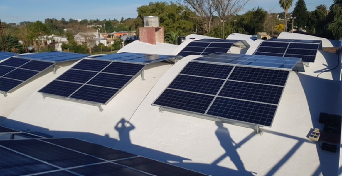 On grid solar power system Cruve roof solar system