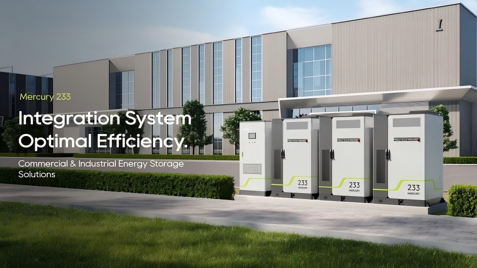 Greenwatt Mecury 233:Your Efficient & Safe C&I Energy Storage Solution