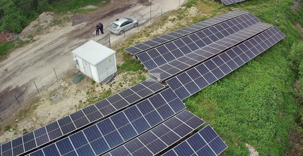 1MW solar farm system 